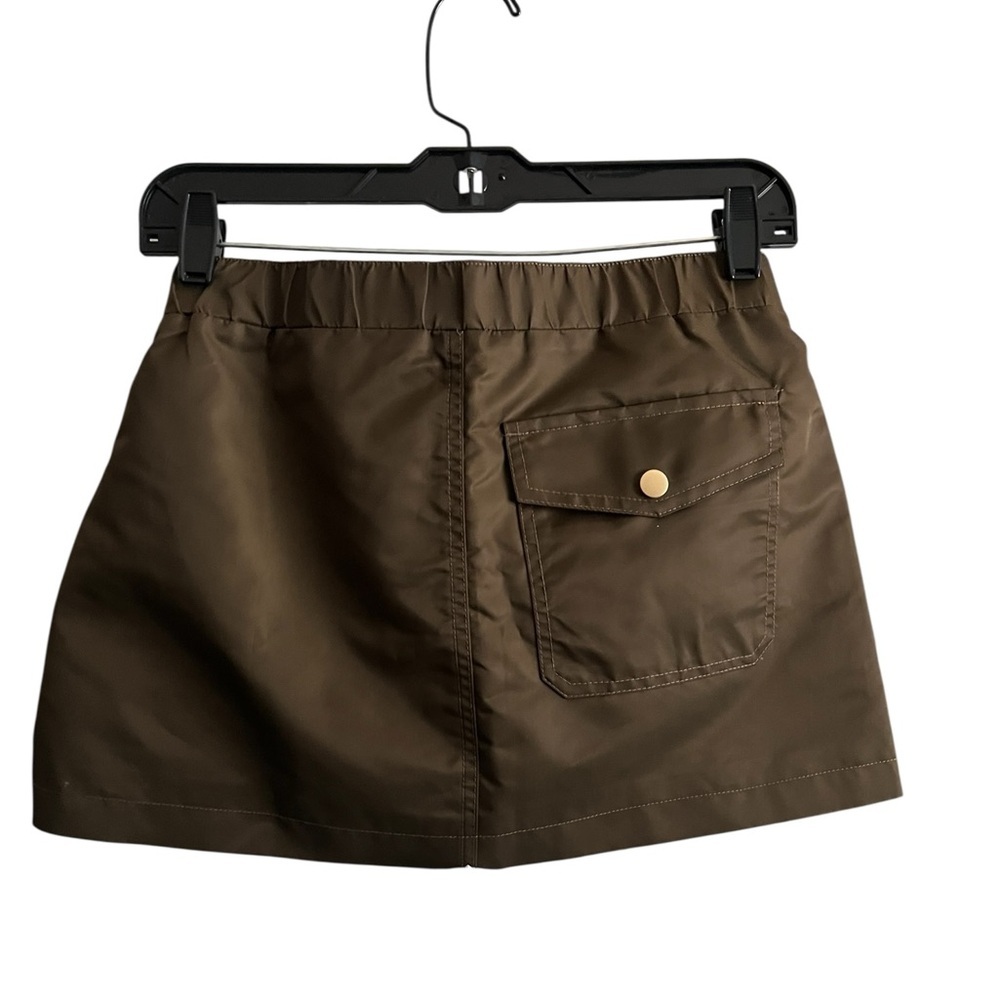 Hudson X Brooks Nader Grace Ann Micreaux Mini Skirt in Basin, New with Tags - Picture 4 of 11